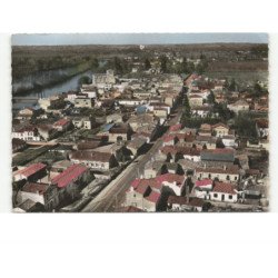 SAINT-DENIS-de-PILE: vue générale vue aérienne 10x15 - très bon état
