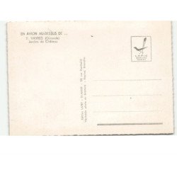 VAYRES: jardins du château vue aérienne 10x15 - très bon état
