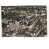 CADILLAC-sur-GARONNE: château des ducs d'eperon bâti en 1598 à 1615 et l'église vue aérienne 10x15 - très bon état