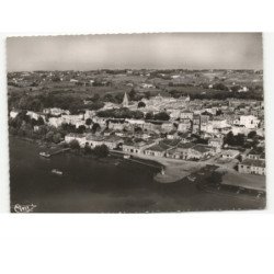 BOURG-sur-GIRONDE: vue panoramique vue aérienne 10x15 - très bon état