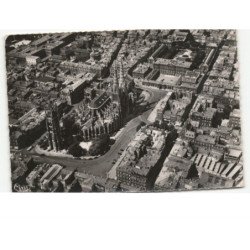 BORDEAUX: la cathédrale vue aérienne 10x15 - très bon état