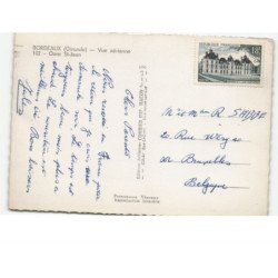 BORDEAUX: gare saint-jean vue aérienne 10x15 - très bon état