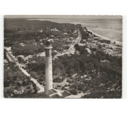 CAP-FERRET: le nouveau phare et le bassin vue aérienne 10x15 - très bon état