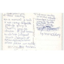 GIVRY: vue générale vue aérienne 10X15 - très bon état