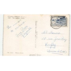 ETANG-sur-ARROUX: vue générale vue aérienne 10X15 - très bon état