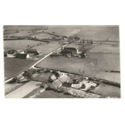 DAMERY: le hameau et château de planc (?) vue aérienne 10X15 - très bon état