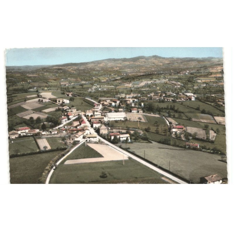 COUBLANC: vue générale vue aérienne 10X15 - très bon état