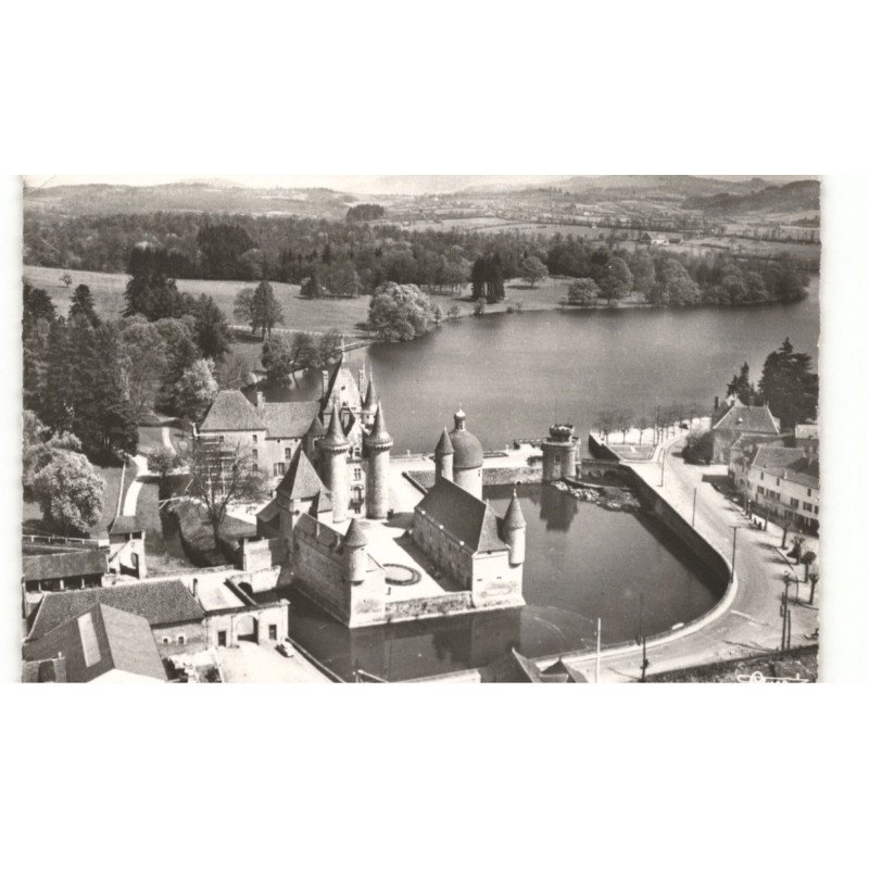 LA CLAYETTE: le château vue aérienne 10X15 - très bon état