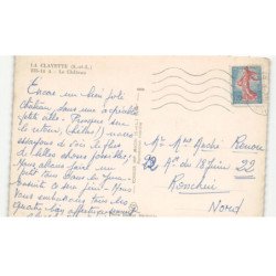 LA CLAYETTE: le château vue aérienne 10X15 - très bon état