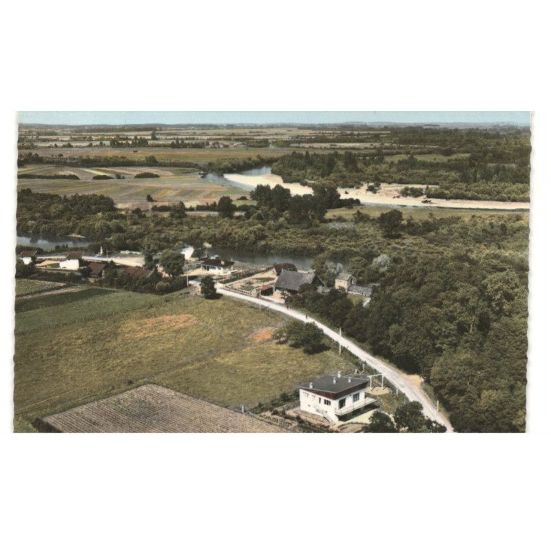CHARRETTE: quartier des villas vue aérienne 10X15 - très bon état