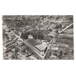 CHAUFFAILLES: rue de l'industrie et usine de tissage vue aérienne 10X15 - très bon état
