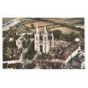 BOURBON-LANCY: l'église vue aérienne 10X15 - très bon état