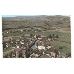 LA CHAPELLE-de-GUINCHAY: au fond, les journets vue aérienne 10X15 - très bon état