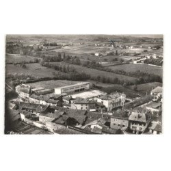 LA CHAPELLE-de-GUINCHAY: mairie et groupe scolaire vue aérienne 10X15 - très bon état