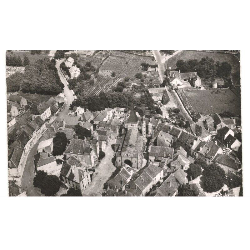 BUXY: l'église vue aérienne 10X15 - état