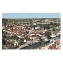 BLANZY: vue générale vue aérienne 10X15 - très bon état