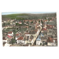 SALORNAY-sur-GUYE: la grande rue vue aérienne 10X15 - très bon état