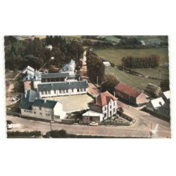 SAINT-LEGER-sur-BEUVRAY: la poste et les écoles vue aérienne 10X15 - très bon état