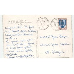 OUROUX: le port vue aérienne 10X15 - état