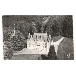 MONTCENIS: le château de bruel vue aérienne 10X15 - très bon état