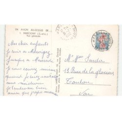 MARCIGNY: vue générale vue aérienne 10X15 - très bon état