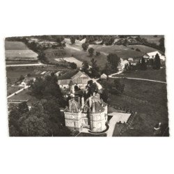 LUCENAY-L'EVEQUE: le château de visigneux vue aérienne 10X15 - très bon état