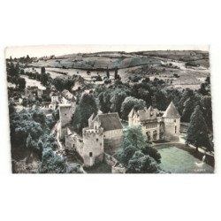 COUCHES: "bourgogne" le château de marguerite de bourgogne vue aérienne 10X15 - très bon état