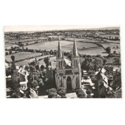 BOURBON-LANCY: l'église aérienne 10X15 - état