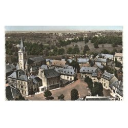 SAINTE-GENEVIEVE: la place vue aérienne 10X15 - très bon état