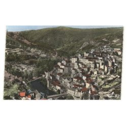 SAINT-SERNIN-sur-FRANCE: vue générale et le pont sur la rance vue aérienne 10X15 - très bon état