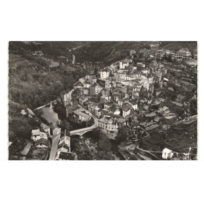 SAINT-SERNIN-sur-RANCE: vue générale vue aérienne 10X15 - très bon état