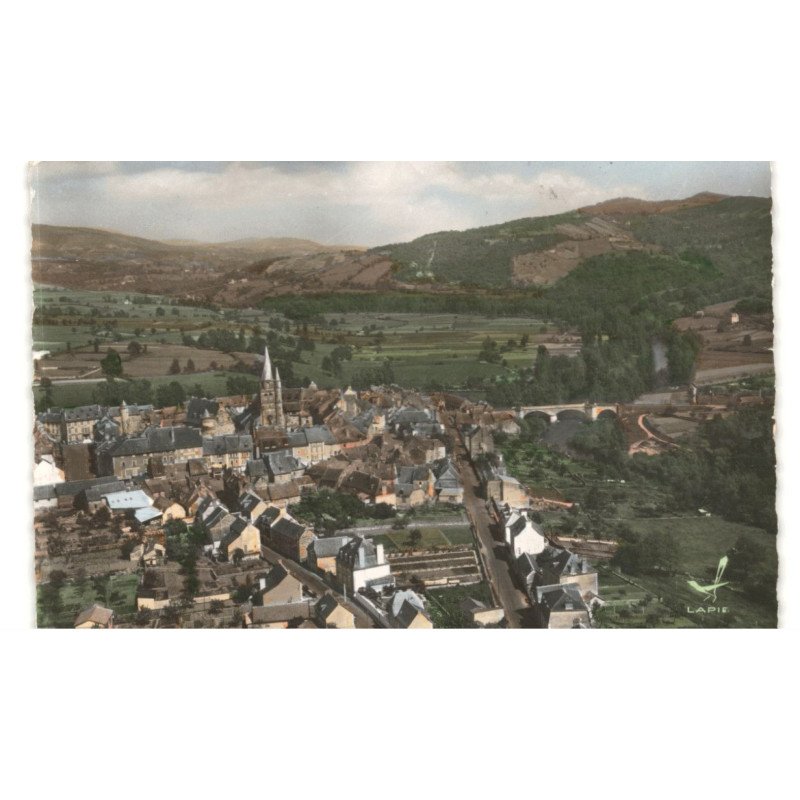 SAINT-COME-D'OLT: vue générale vue aérienne 10X15 - très bon état