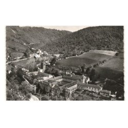 BONNECOMBE: abbaye cistercienne notre-dame de bonnecombe fondée en 1166 vue aérienne 10X15 - très bon état