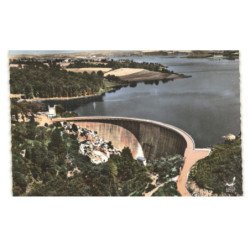 PARELOUP: réservoir, le barrage vue aérienne 10X15 - très bon état