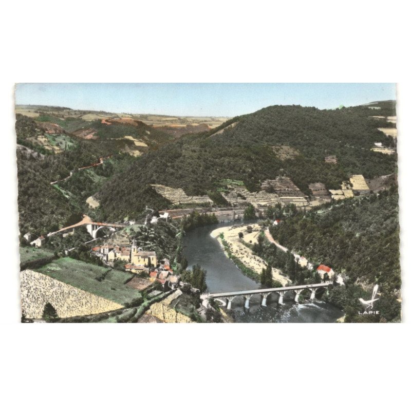LINCOU: vue générale vue aérienne 10X15 - très bon état