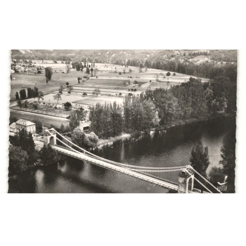 AVEYRON: "martiel" château de loc-dieu ancienne abbaye vue aérienne 10X15 - très bon état