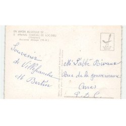 AVEYRON: "martiel" château de loc-dieu, ancienne abbaye vue aérienne 10X15 - très bon état