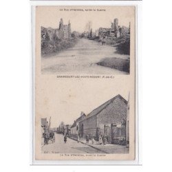 GRAINCOURT-les-HAVRINCOURT : la rue d'hermies, avant la guerre - tres bon etat