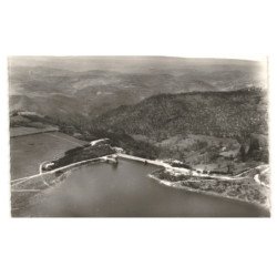 LE TRUEL: barrage de saint-amants vue aérienne 10x15 - très bon état