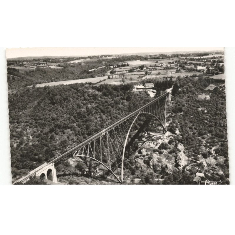 VIAUR: viaduc du viaur vue aérienne 10x15 - très bon état