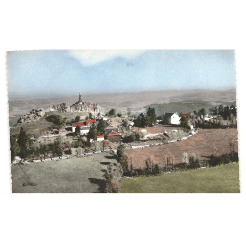 ROQUECEZIERE: rocher de la vierge vue aérienne 10x15 - très bon état