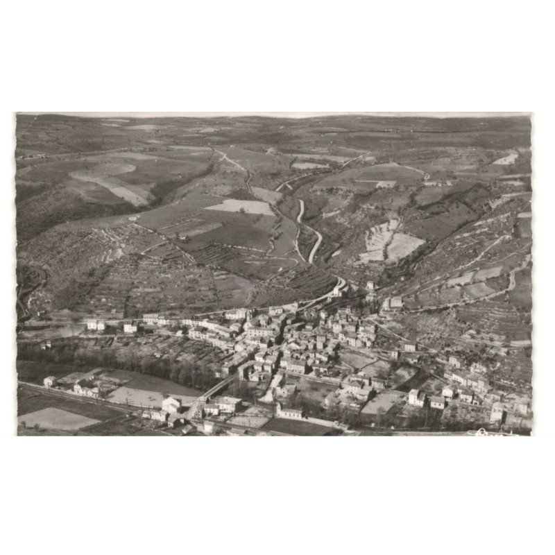 SAINT-ROME-de-CERNON: vue générale vue aérienne 10x15 - très bon état