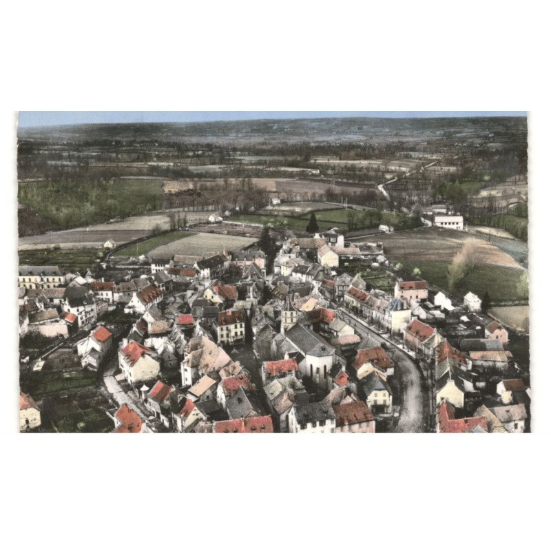 RIGNAC: vue générale vue aérienne 10x15 - très bon état