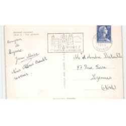 RIGNAC: vue générale vue aérienne 10x15 - très bon état