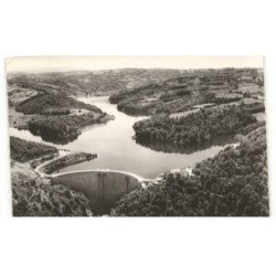 LA SELVE: barrage de la selve vue aérienne 10x15 - très bon état