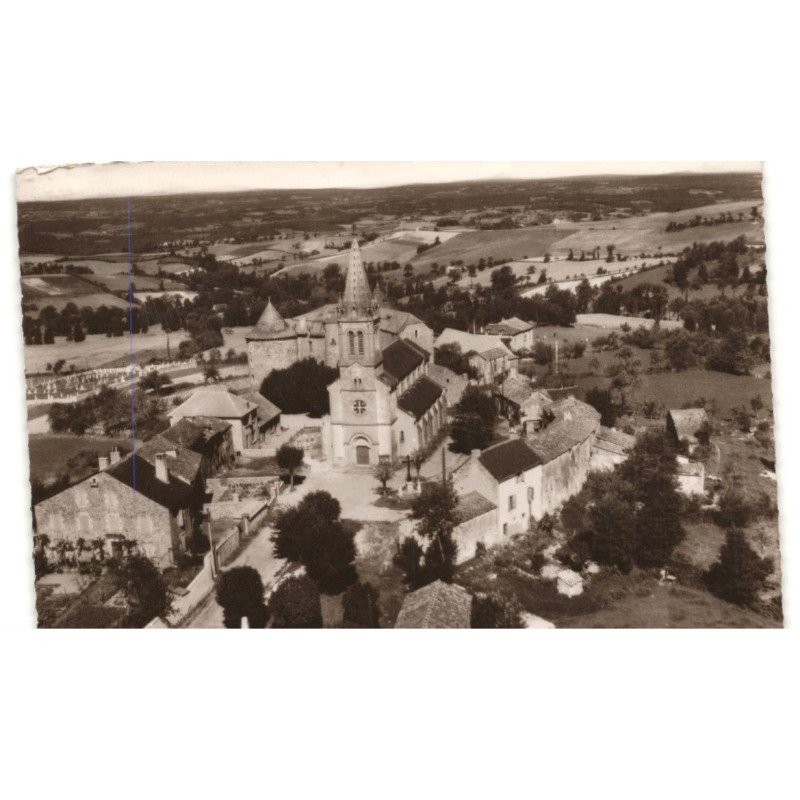 SANVENSA: le bourg vue aérienne 10x15 - très bon état