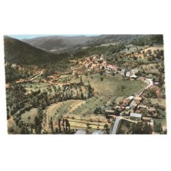 SAINT-BEAUZELY: vue aérienne 10x15 - très bon état