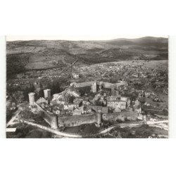 LA COUVERTOIRADE: vue prise du sud-ouest ancienne commanderie des templiers XIIIe vue aérienne 10x15 - très bon état