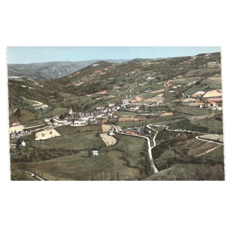 ESPEYRAC: vue panoramique vue aérienne 10x15 - très bon état