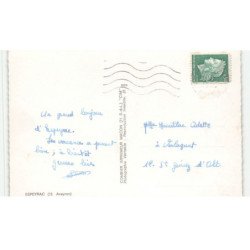 ESPEYRAC: vue panoramique vue aérienne 10x15 - très bon état